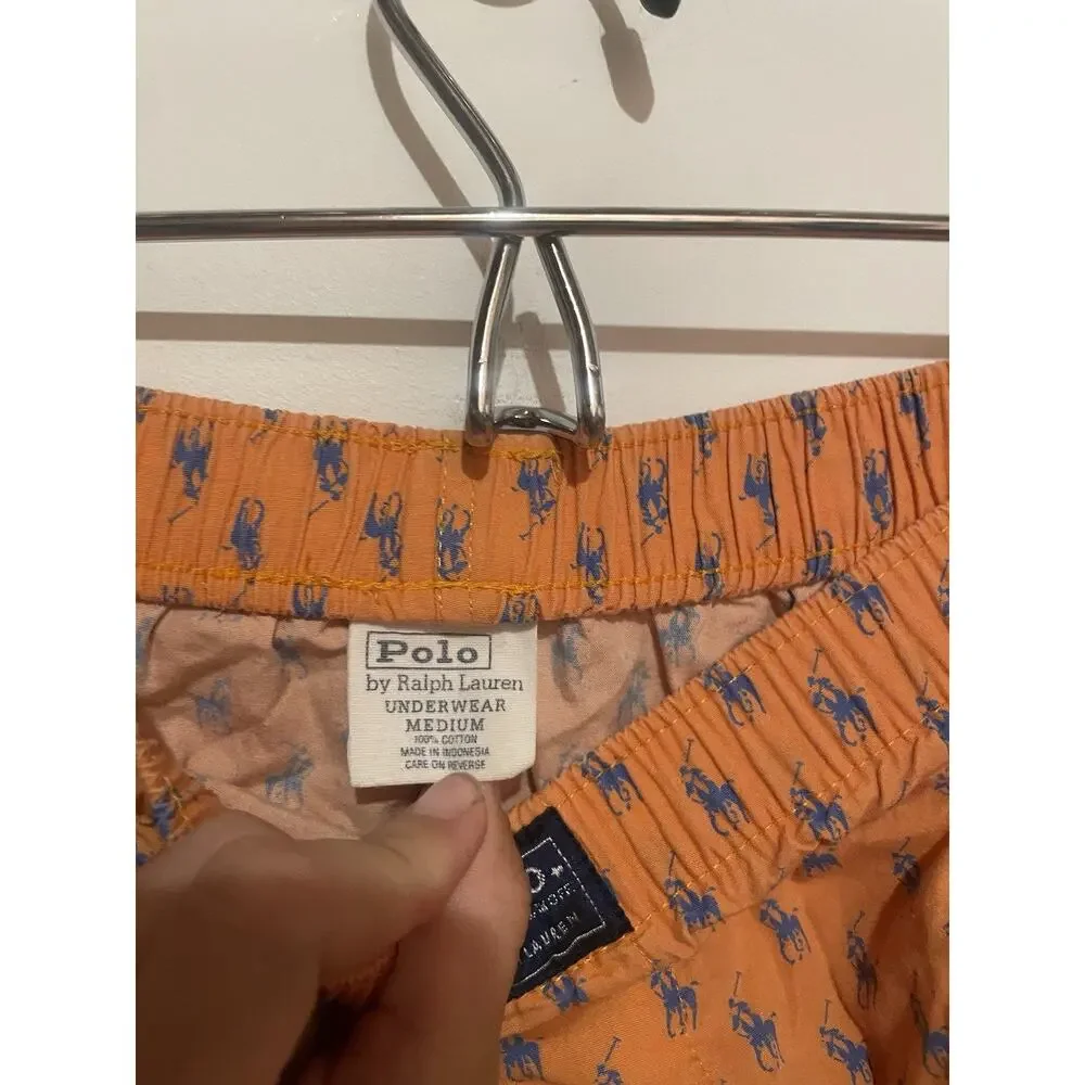 Polo‎ Ralph Lauren Mens Cotton Lounge Pants Szmedium Orange